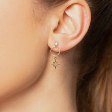 Load image into Gallery viewer, Gold Filled Dainty Star Earrings