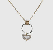 Load image into Gallery viewer, Half Moon Necklace