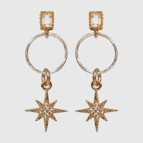 Gold Filled Dainty Star Earrings