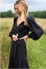 Load image into Gallery viewer, Emerson Fry Marigot Tier Wrap dress